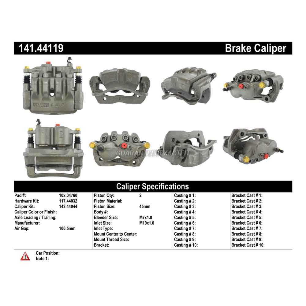 1991 Lexus LS400 Brake Caliper