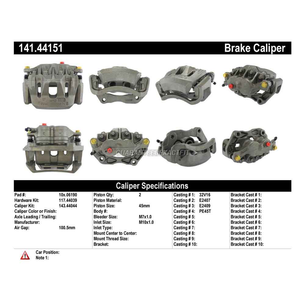 2000 Lexus SC400 Brake Caliper
