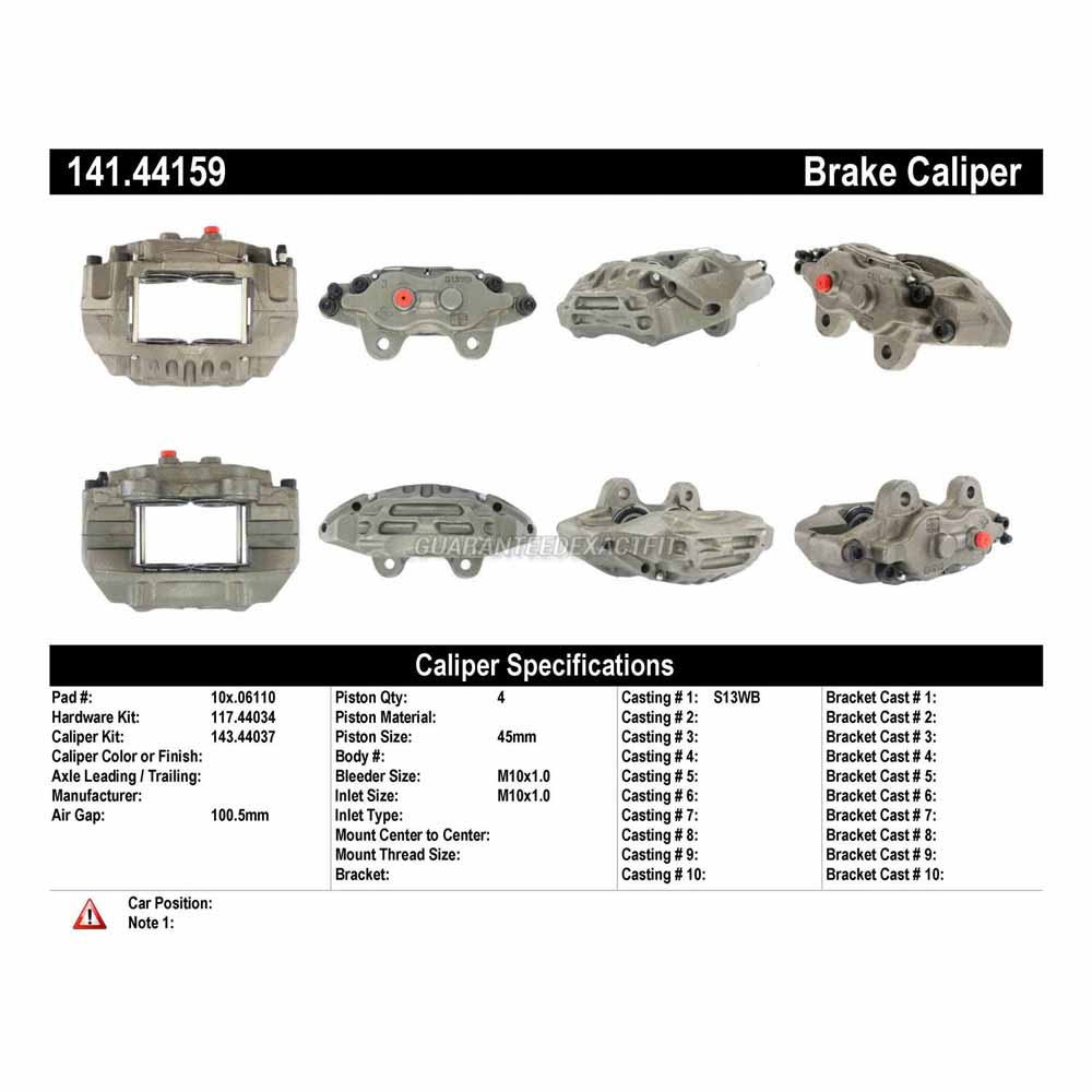 1992 Toyota 4Runner Brake Caliper