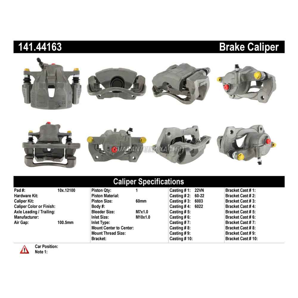 2012 Scion xD Brake Caliper