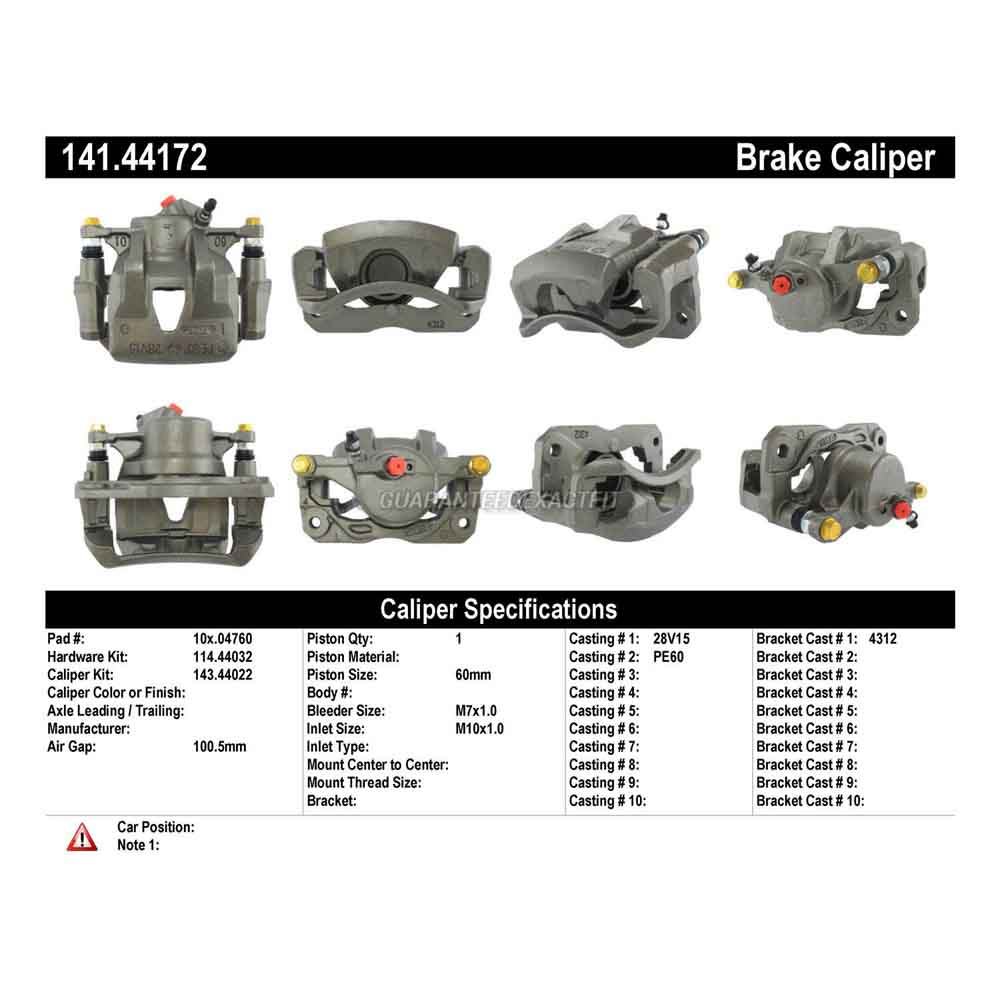 1995 Toyota Avalon Brake Caliper