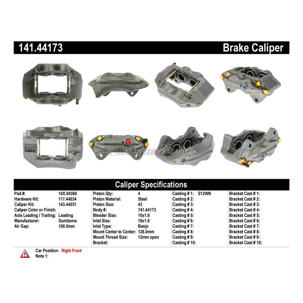 1998 Toyota Tacoma Brake Caliper