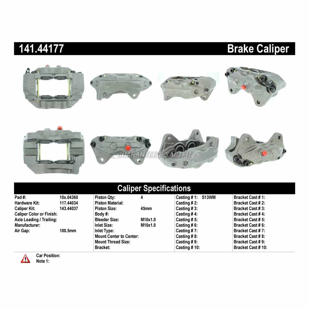 2000 Toyota 4Runner Brake Caliper