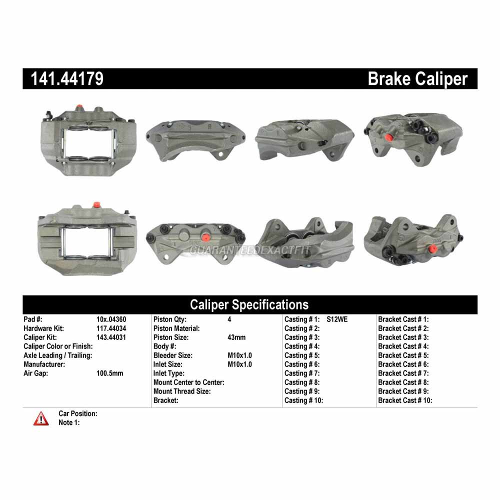 2000 Toyota 4Runner Brake Caliper
