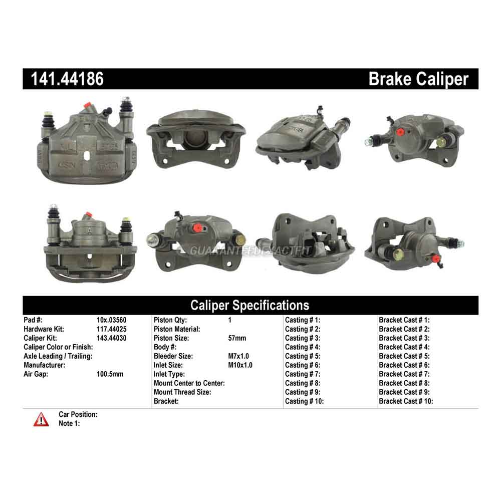 1990 Lexus ES250 Brake Caliper