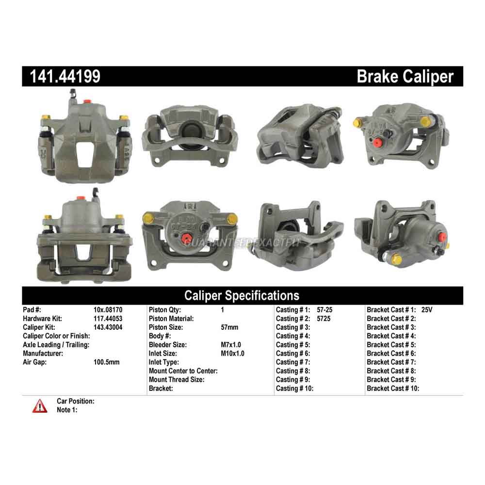 2009 Scion tC Brake Caliper