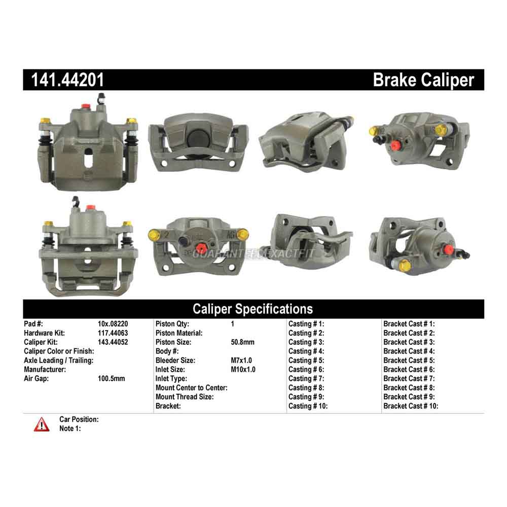 2003 Toyota Echo Brake Caliper