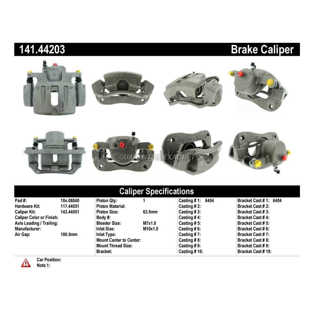 2003 Toyota Highlander Brake Caliper