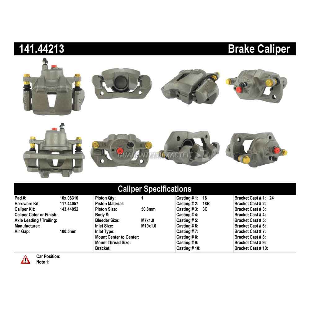 2000 Toyota Echo Brake Caliper