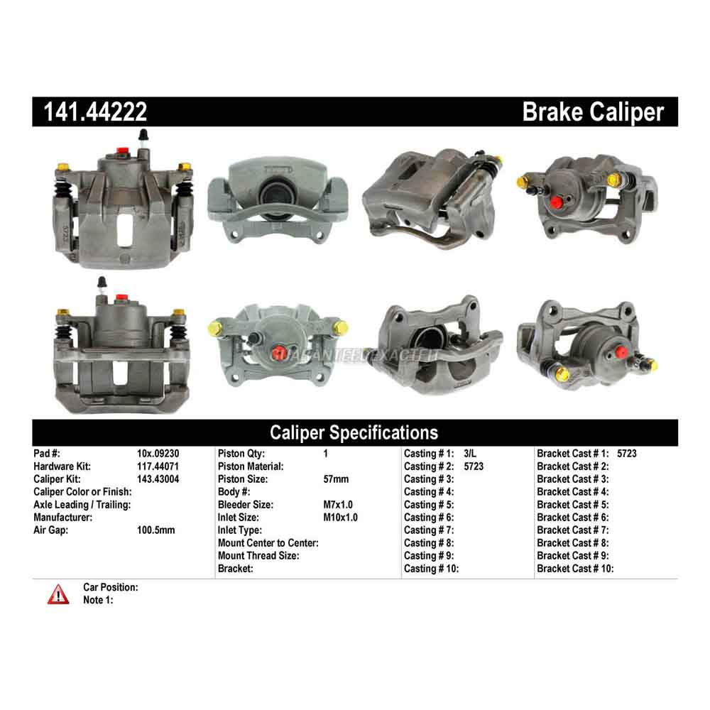 2003 Toyota Corolla Brake Caliper