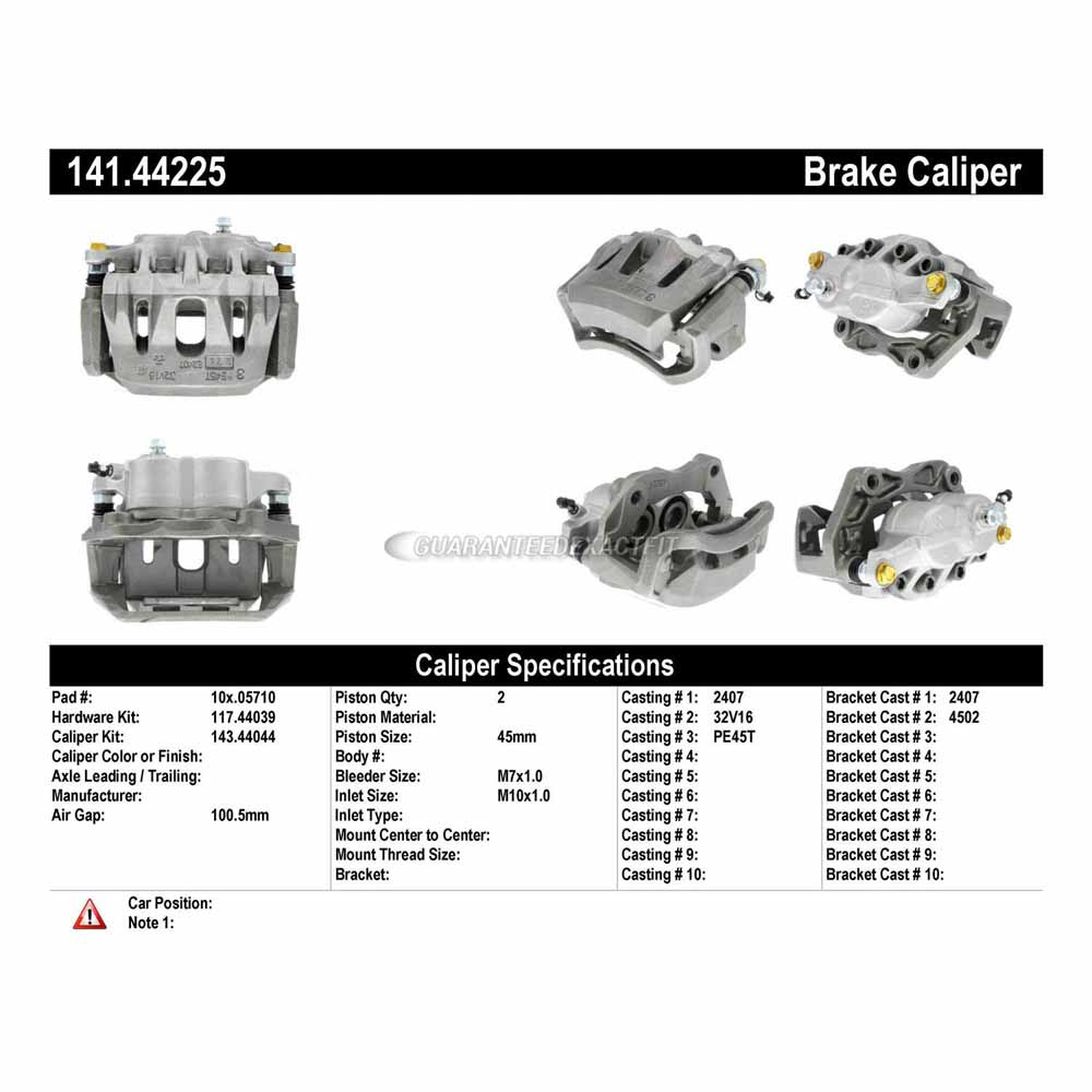 2000 Lexus SC400 Brake Caliper