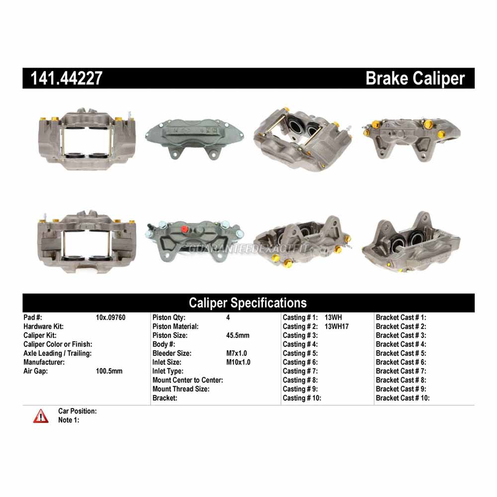 2007 Lexus GX470 Brake Caliper