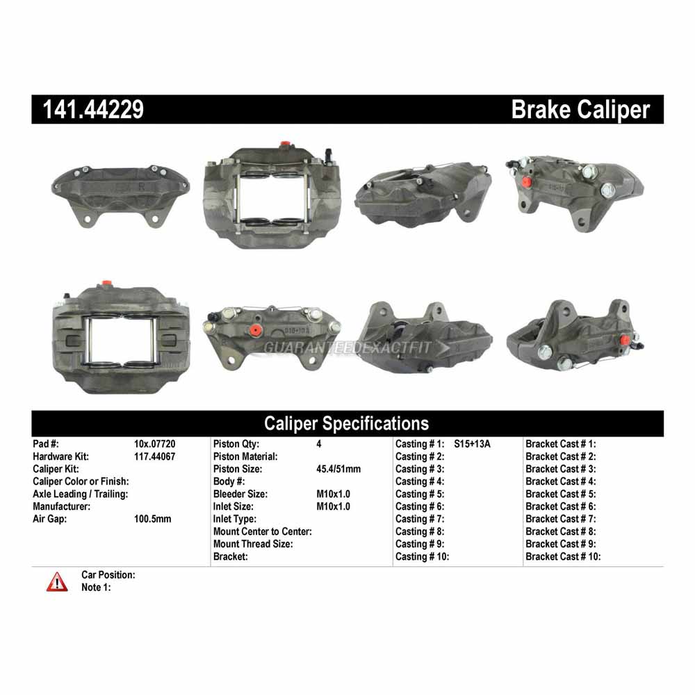 2003 Toyota Land Cruiser Brake Caliper