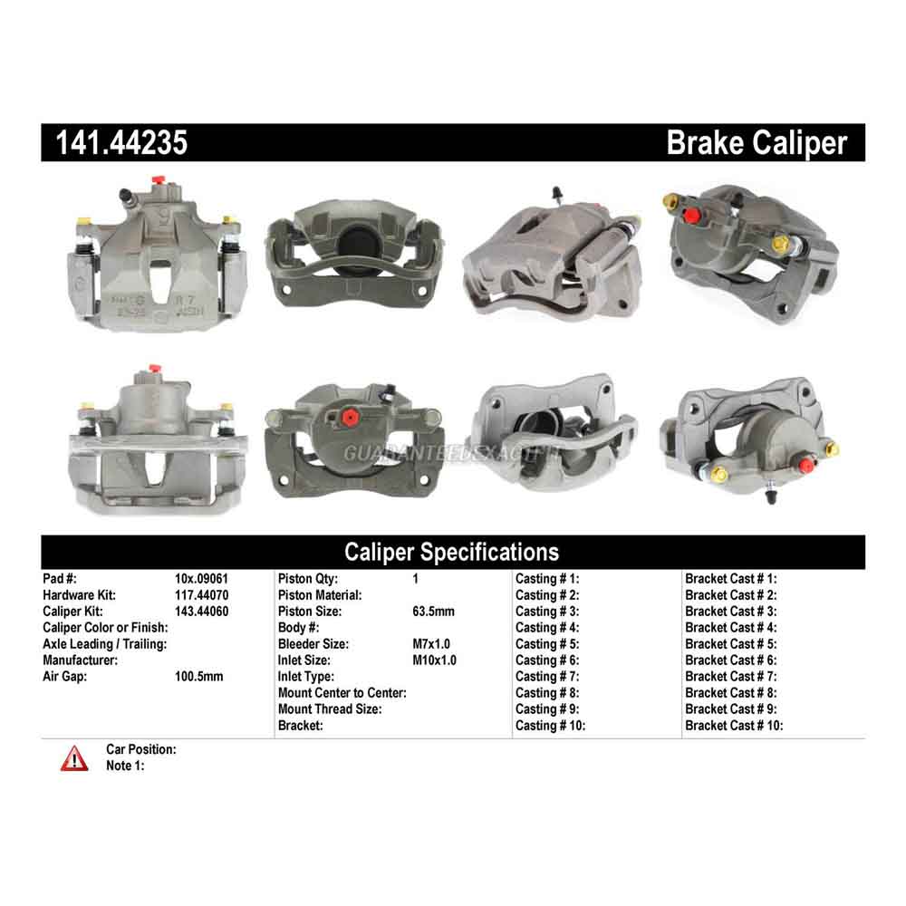 2007 Toyota Avalon Brake Caliper