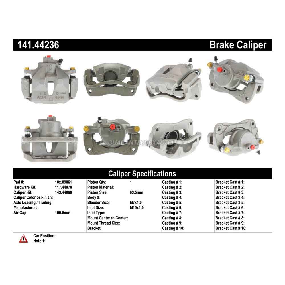 2007 Toyota Avalon Brake Caliper