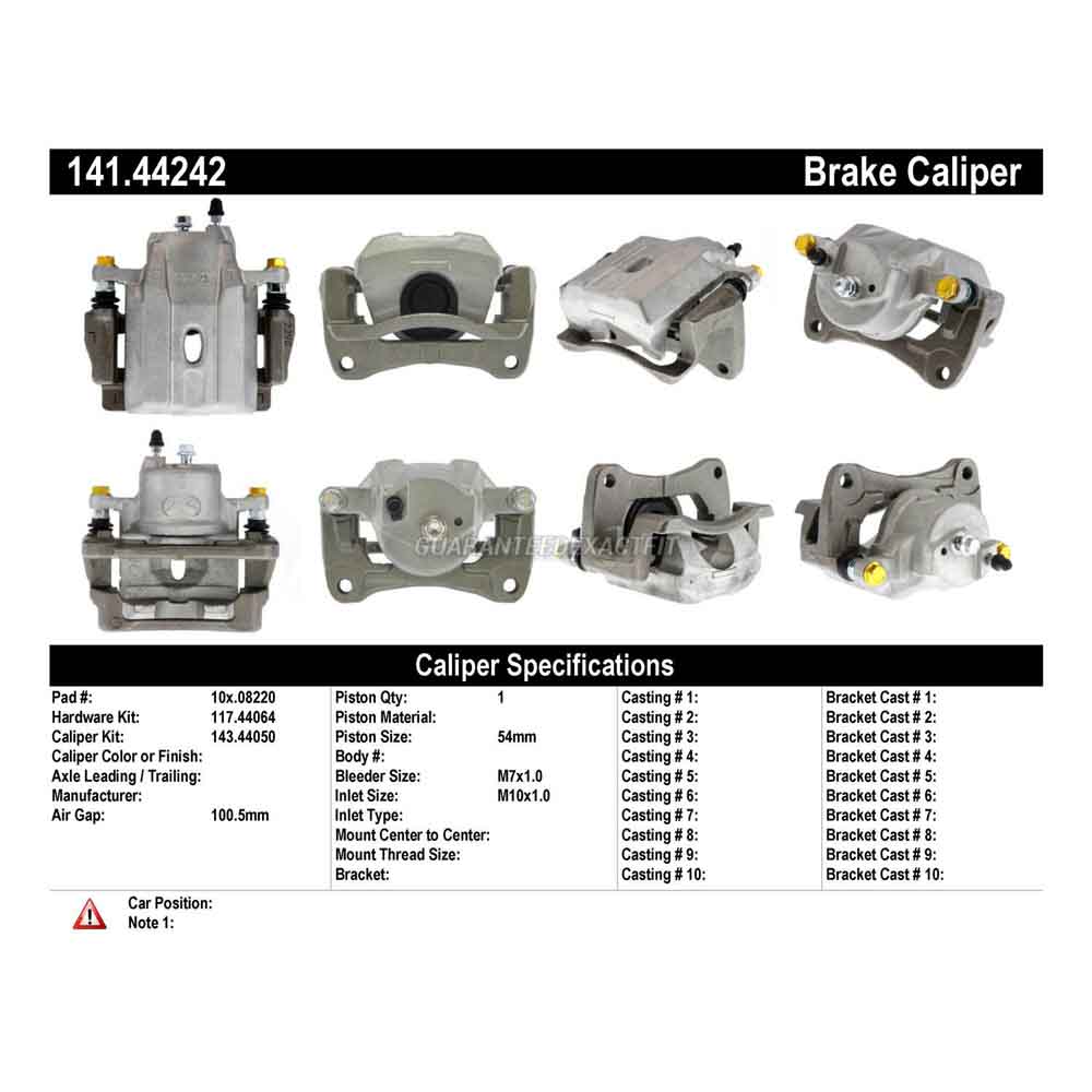 2004 Toyota Prius Brake Caliper