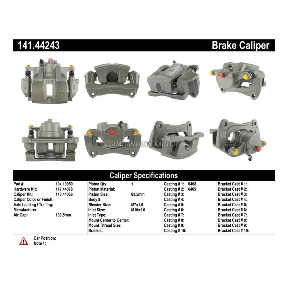 2004 Lexus RX330 Brake Caliper