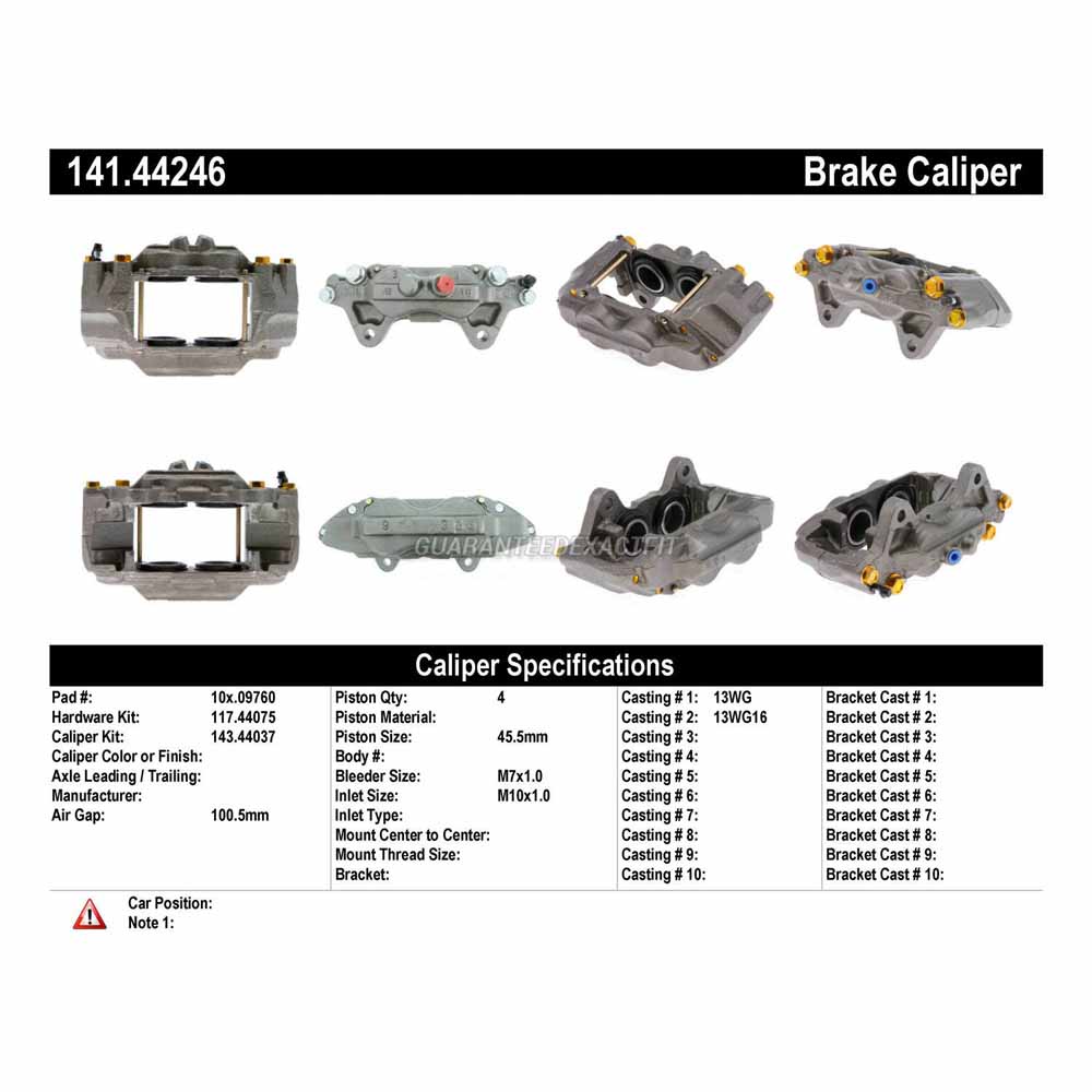 2003 Toyota 4Runner Brake Caliper