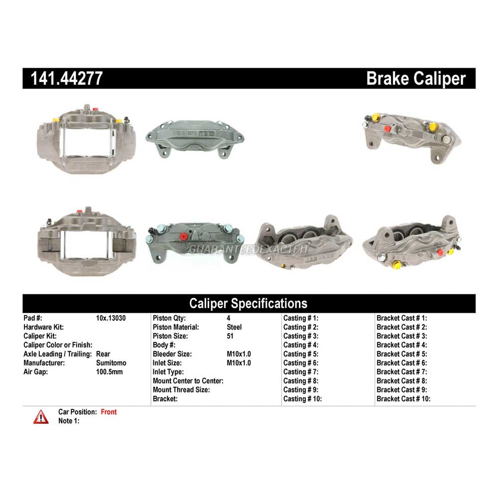 2016 Lexus LX570 Brake Caliper