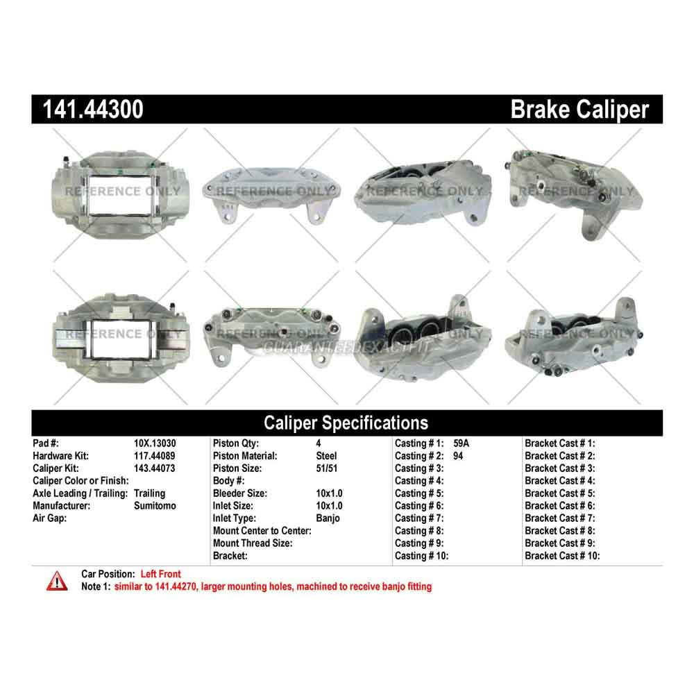 2017 Lexus LX570 Brake Caliper