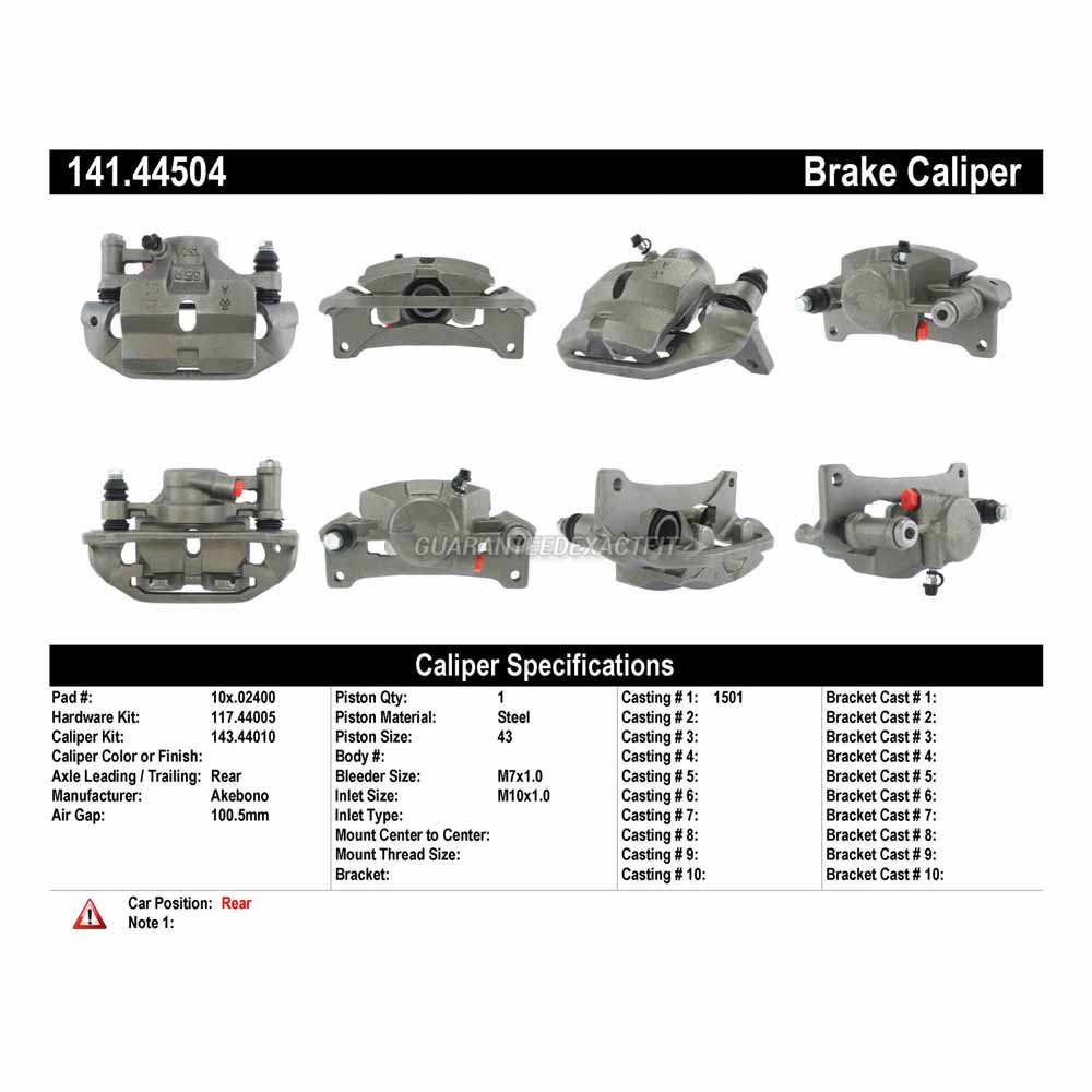 1982 Toyota Celica Brake Caliper