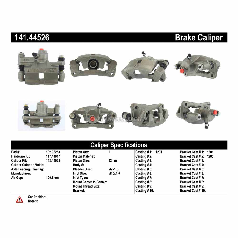 1987 Toyota Celica Brake Caliper