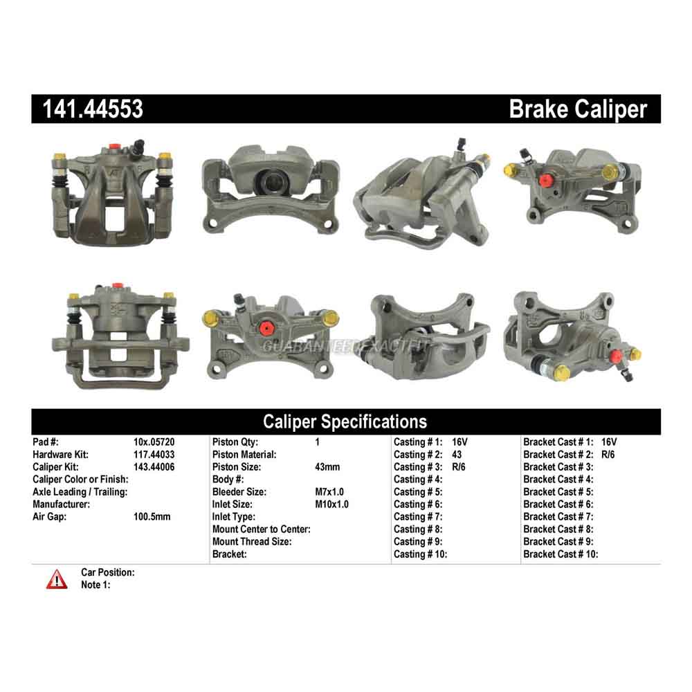 2000 Lexus SC400 Brake Caliper