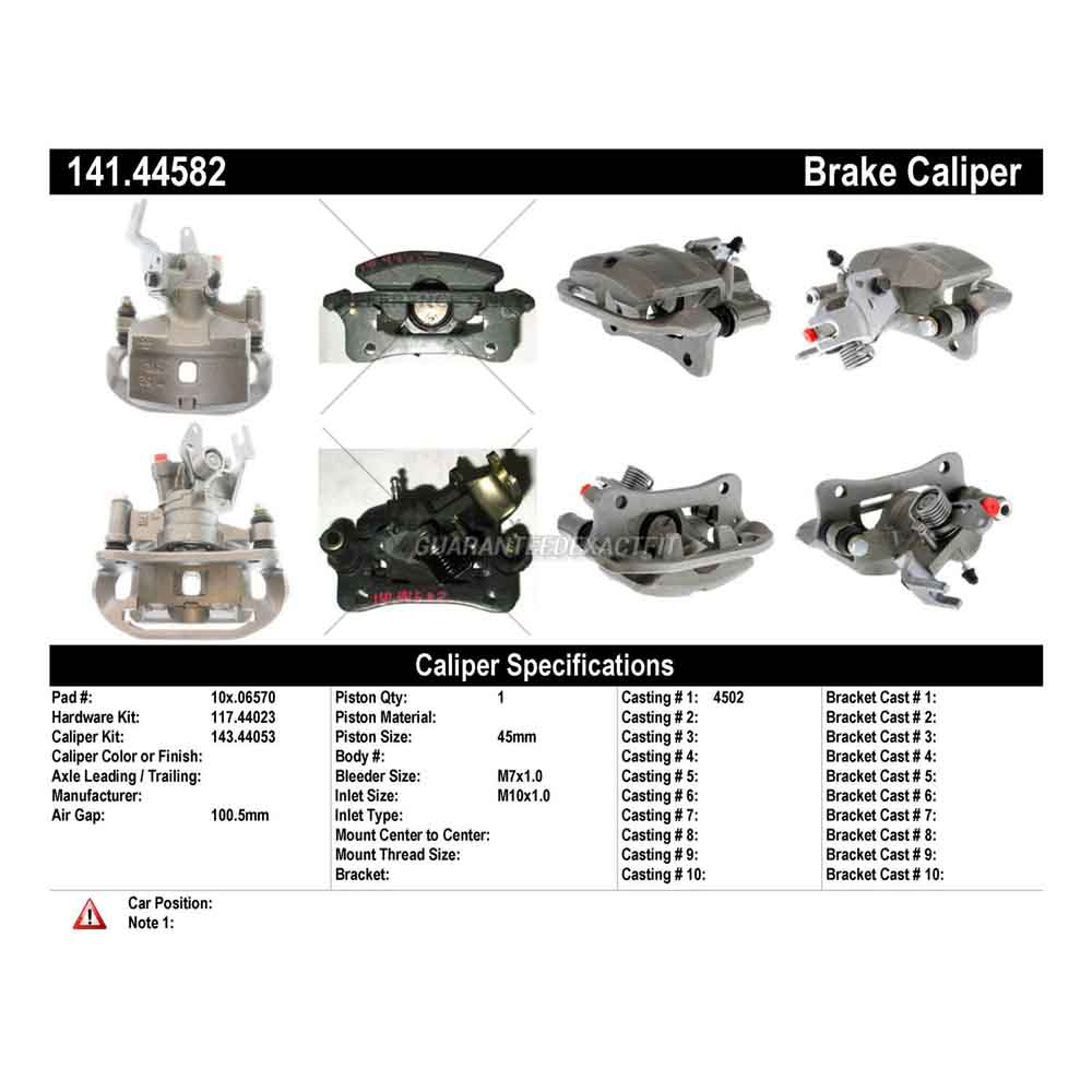2000 Toyota MR2 Spyder Brake Caliper