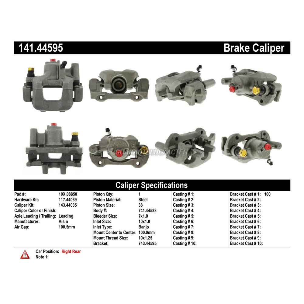 2006 Lexus ES330 Brake Caliper