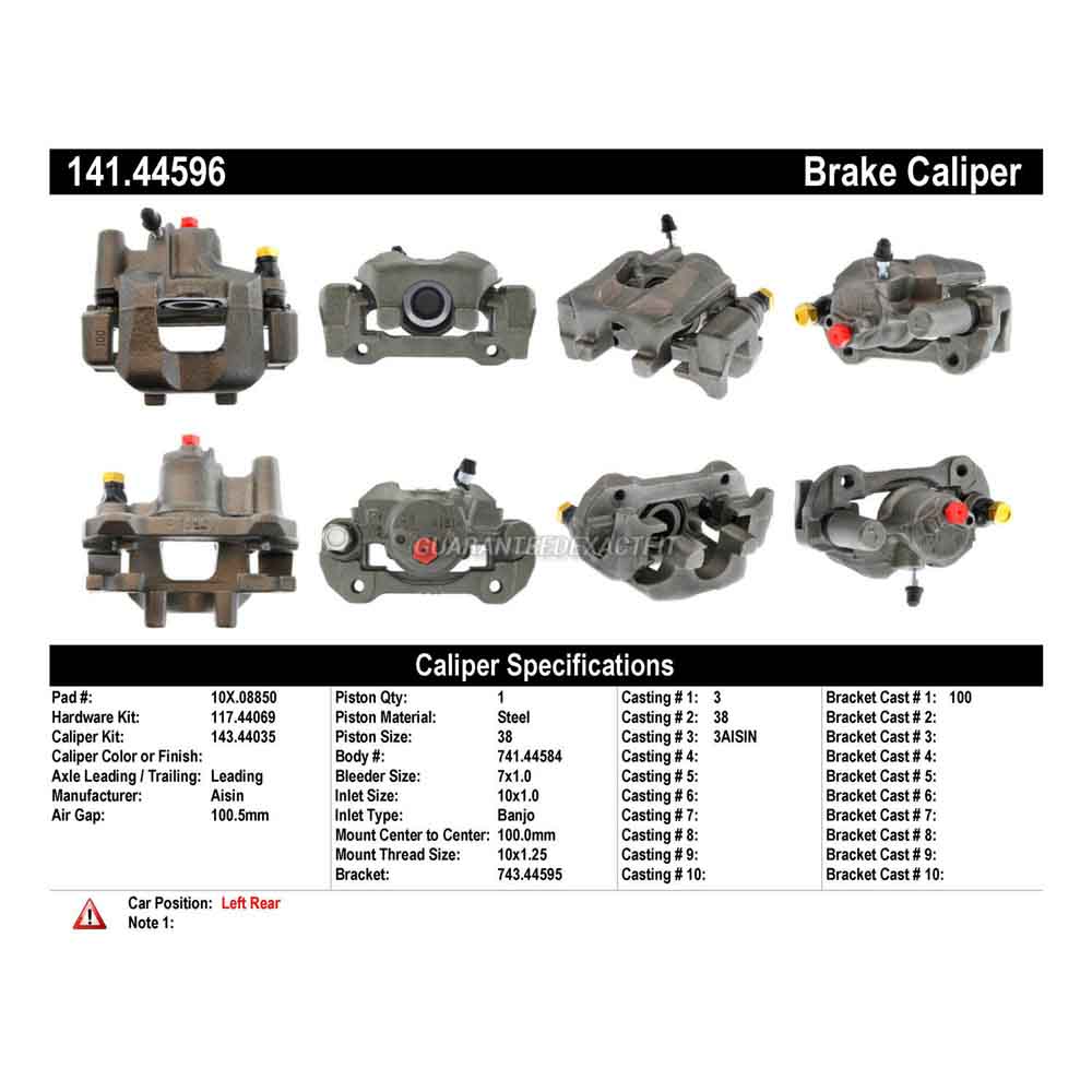 2004 Lexus ES330 Brake Caliper