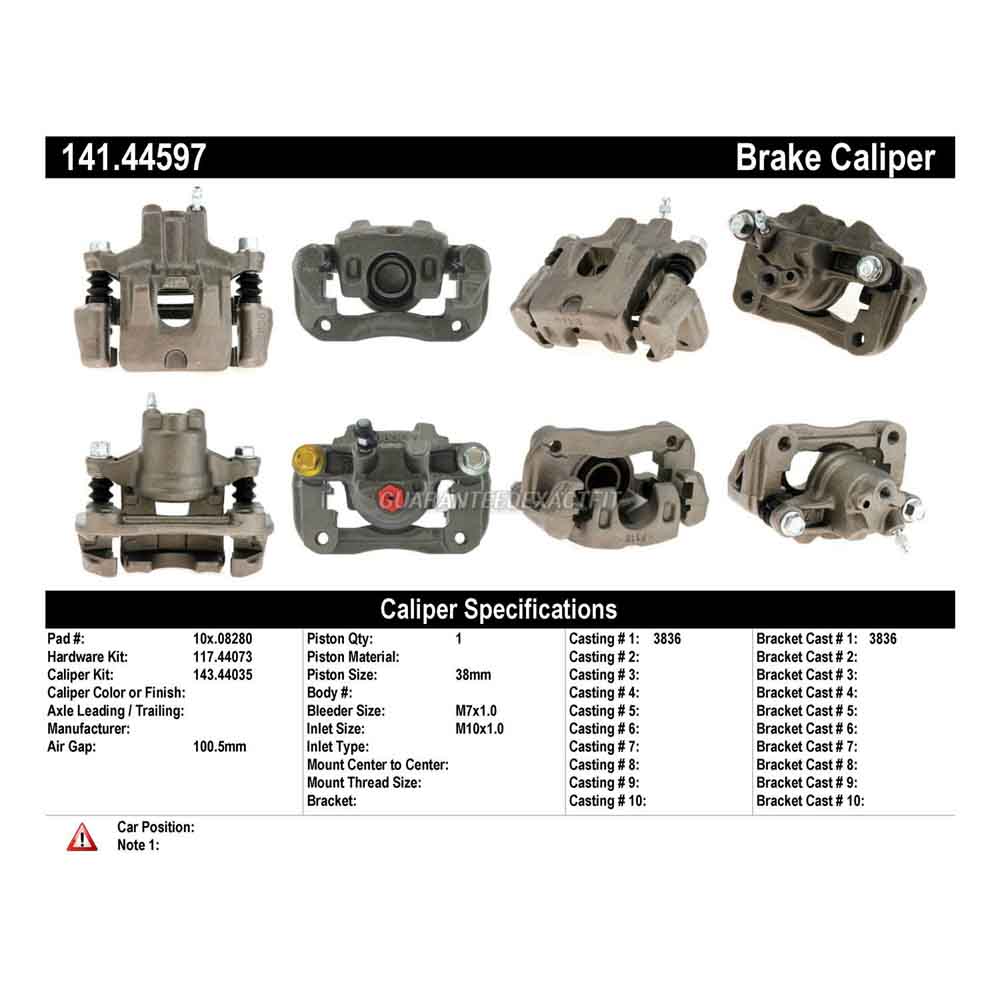 2007 Toyota Avalon Brake Caliper