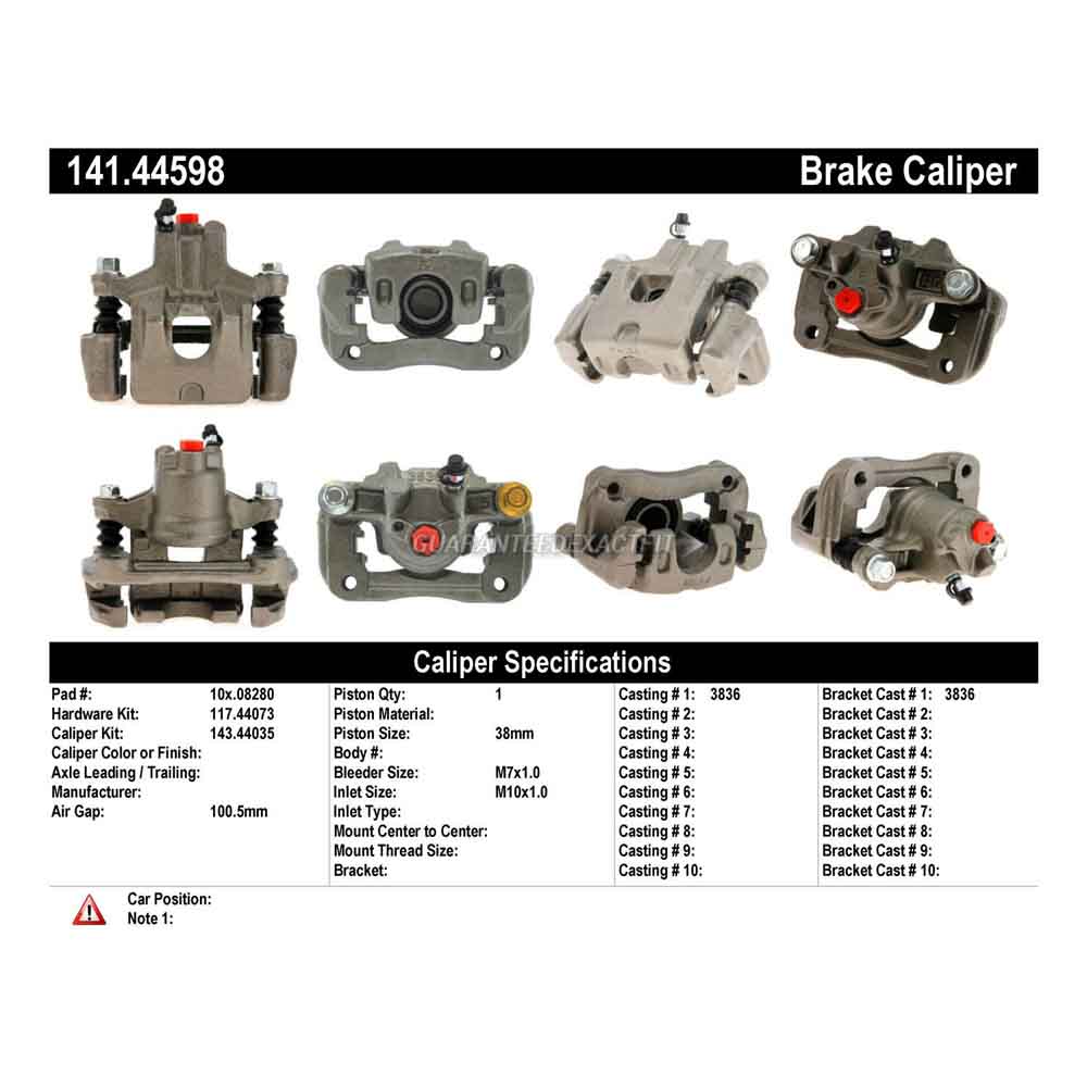 2007 Toyota Avalon Brake Caliper