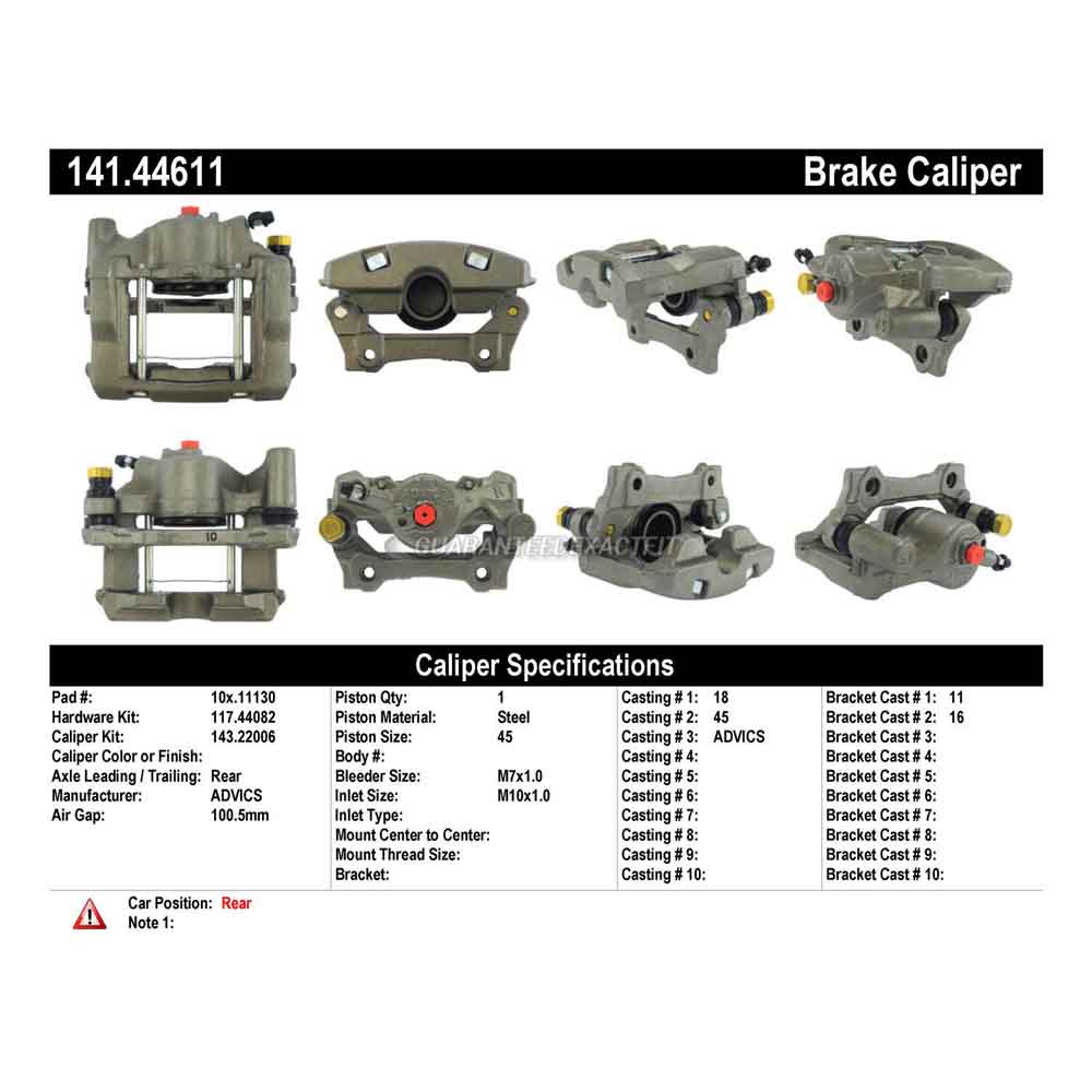 2006 Lexus GS430 Brake Caliper