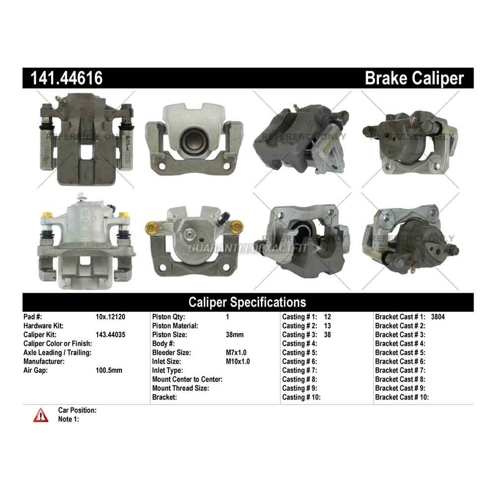 2012 Toyota RAV4 Brake Caliper