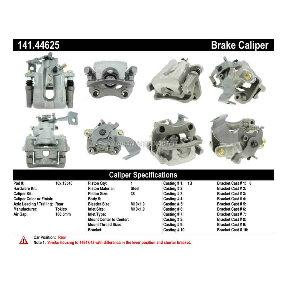 2012 Scion xB Brake Caliper