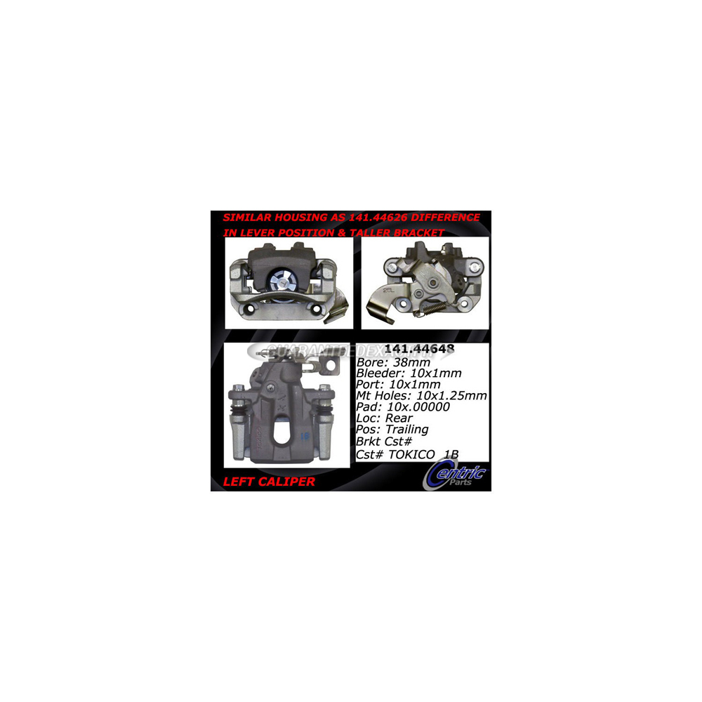 2012 Toyota Prius Brake Caliper