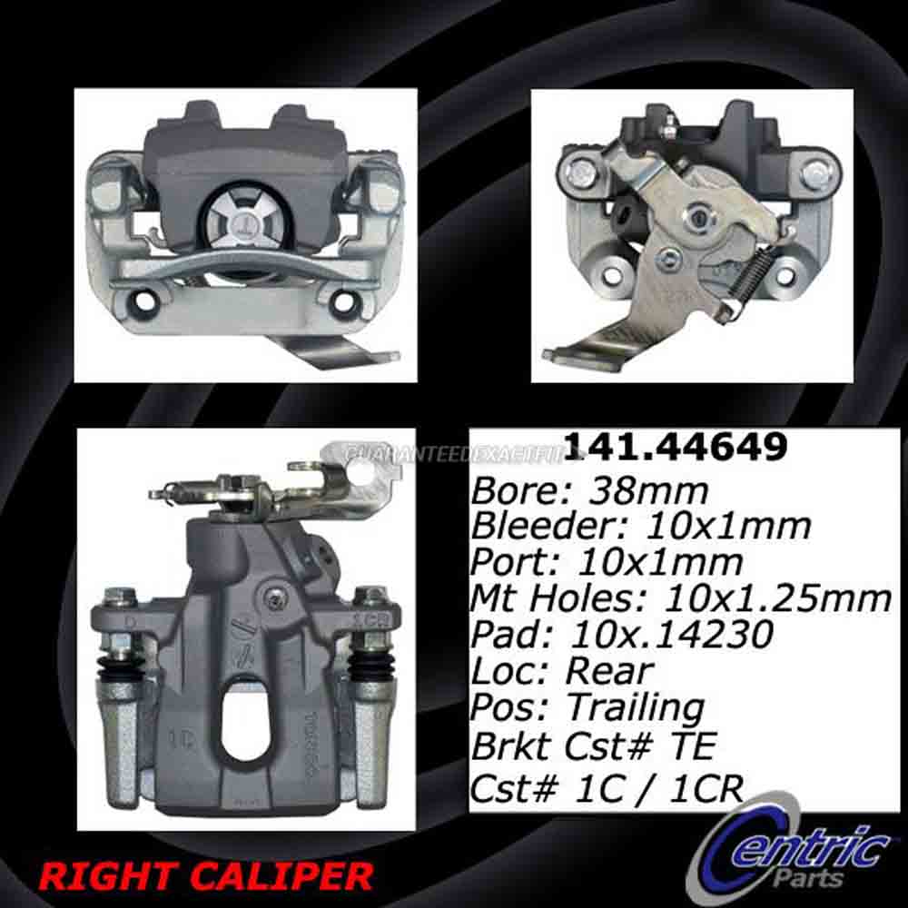 2012 Lexus CT200h Brake Caliper