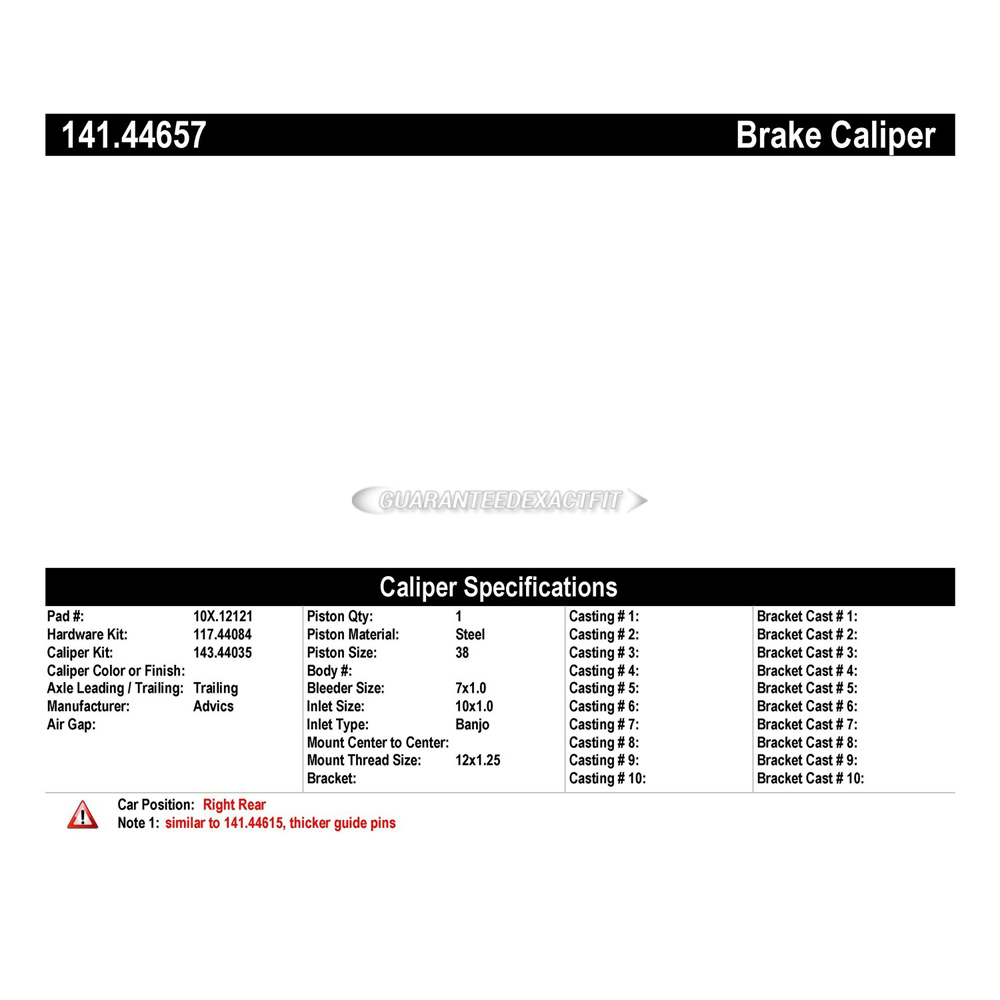 2012 Toyota RAV4 Brake Caliper