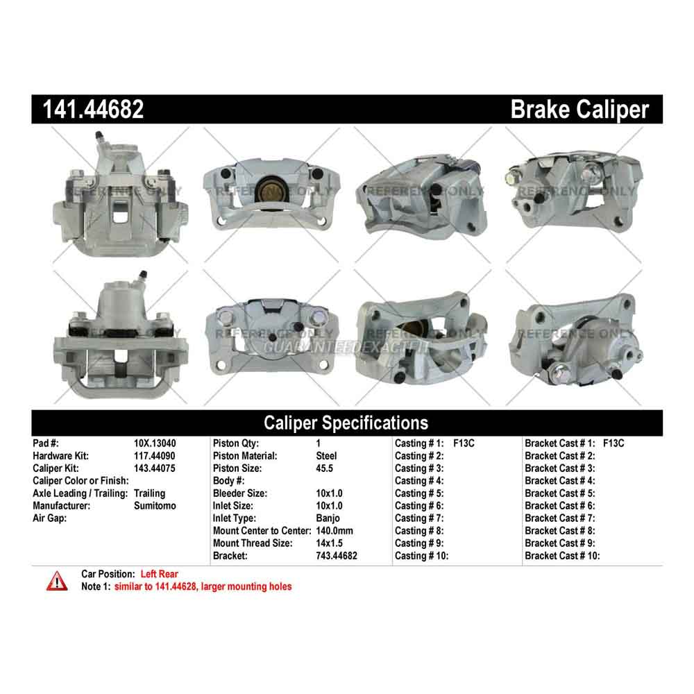 2017 Lexus LX570 Brake Caliper