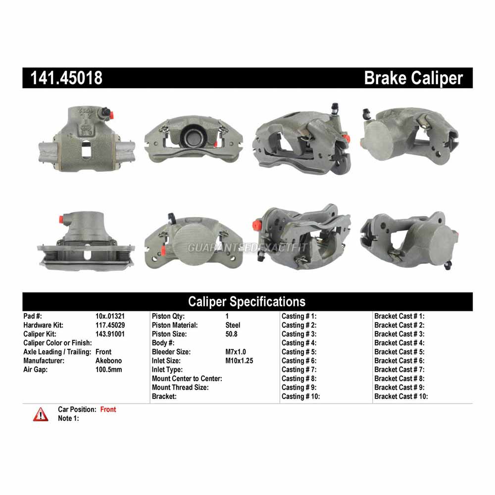 1982 Mazda GLC Brake Caliper