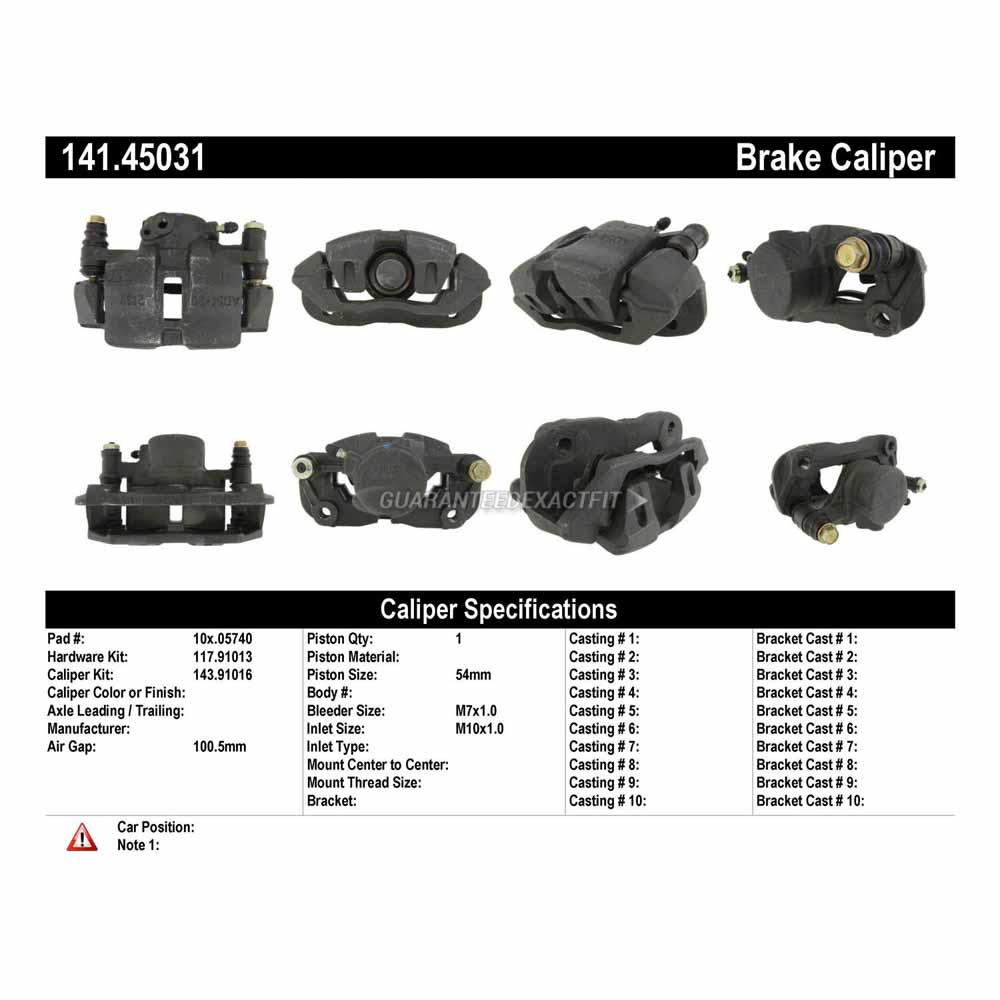 1987 Mazda B2000 Brake Caliper