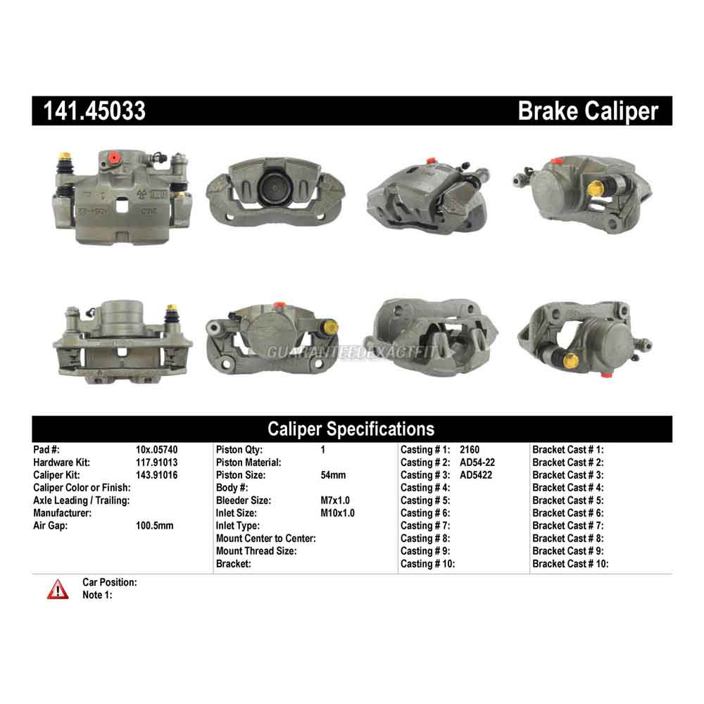 1987 Mazda B2600 Brake Caliper