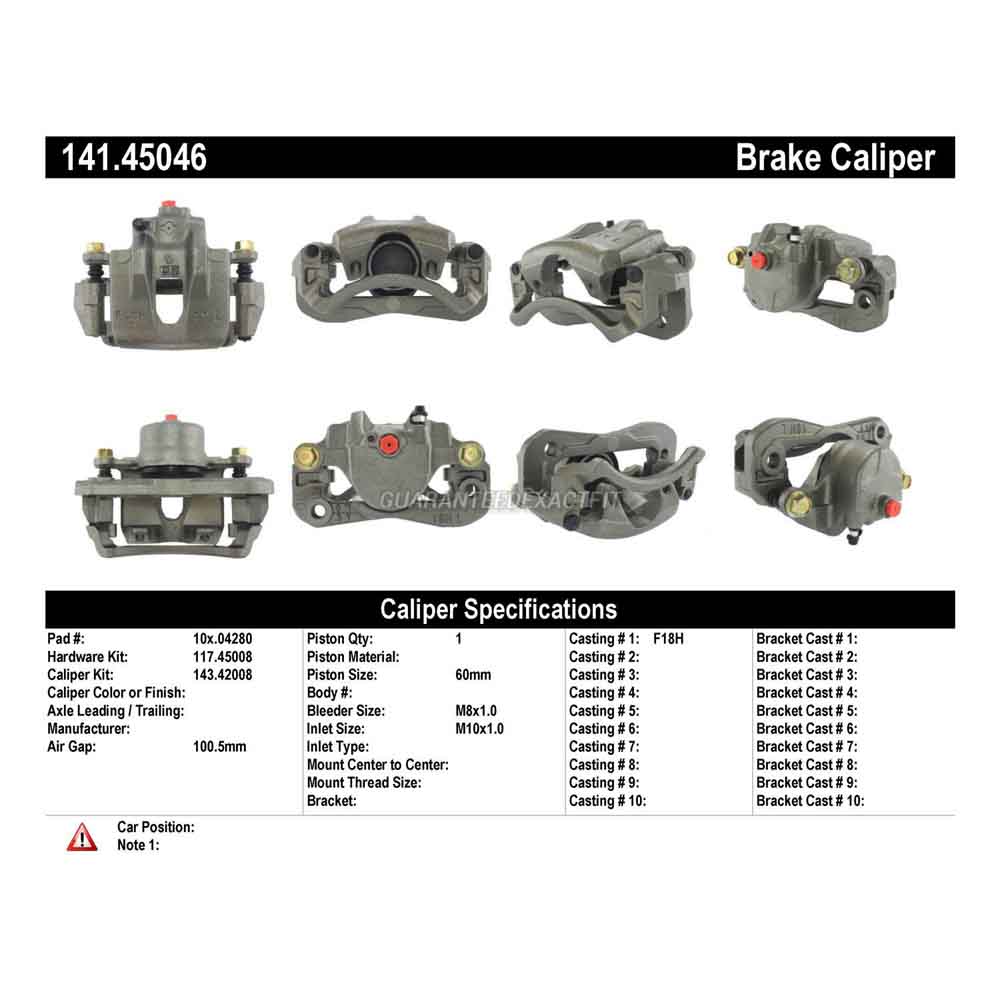 1990 Mazda MPV Brake Caliper