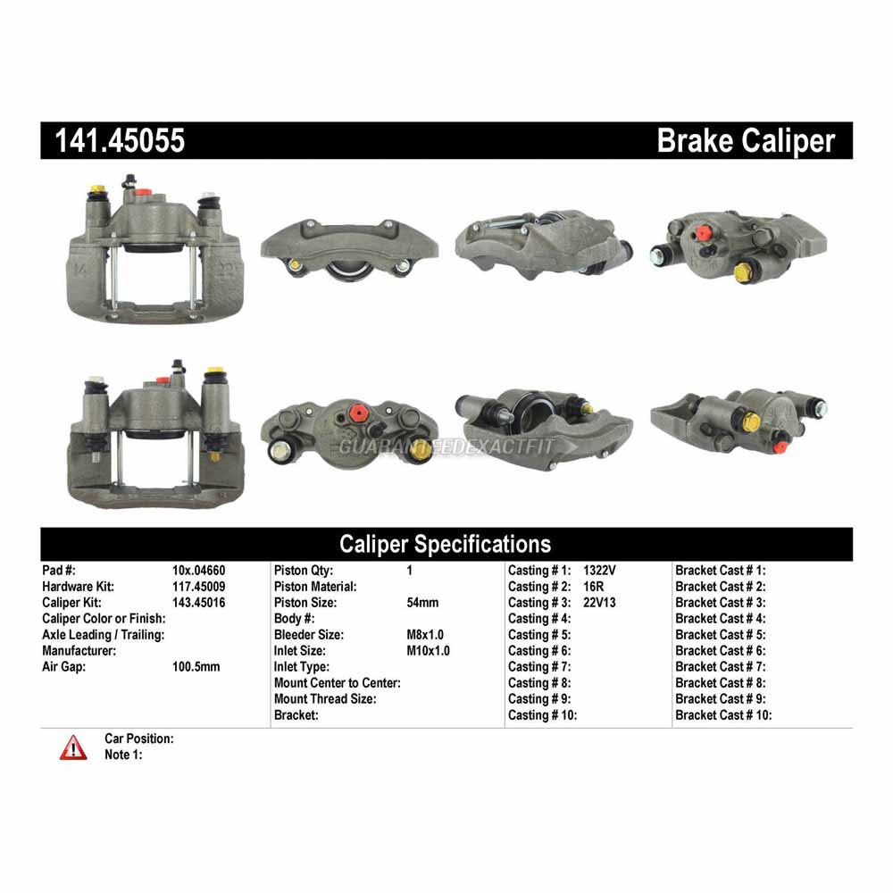1990 Mazda 323 Brake Caliper