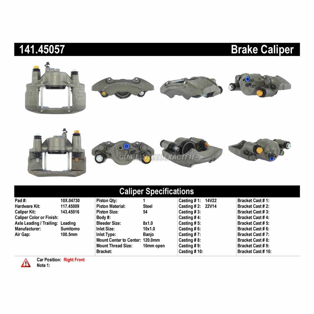 1992 Mazda MX-3 Brake Caliper