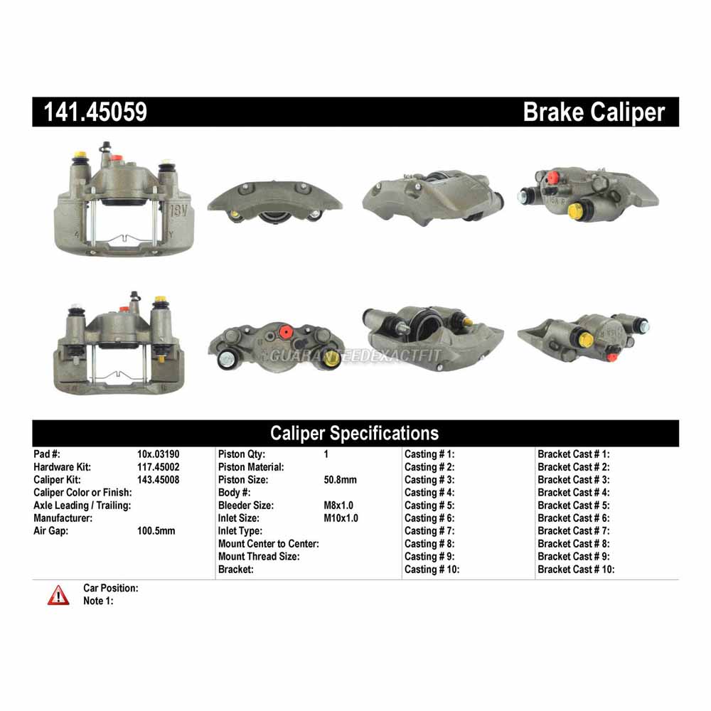 1987 Mazda 323 Brake Caliper