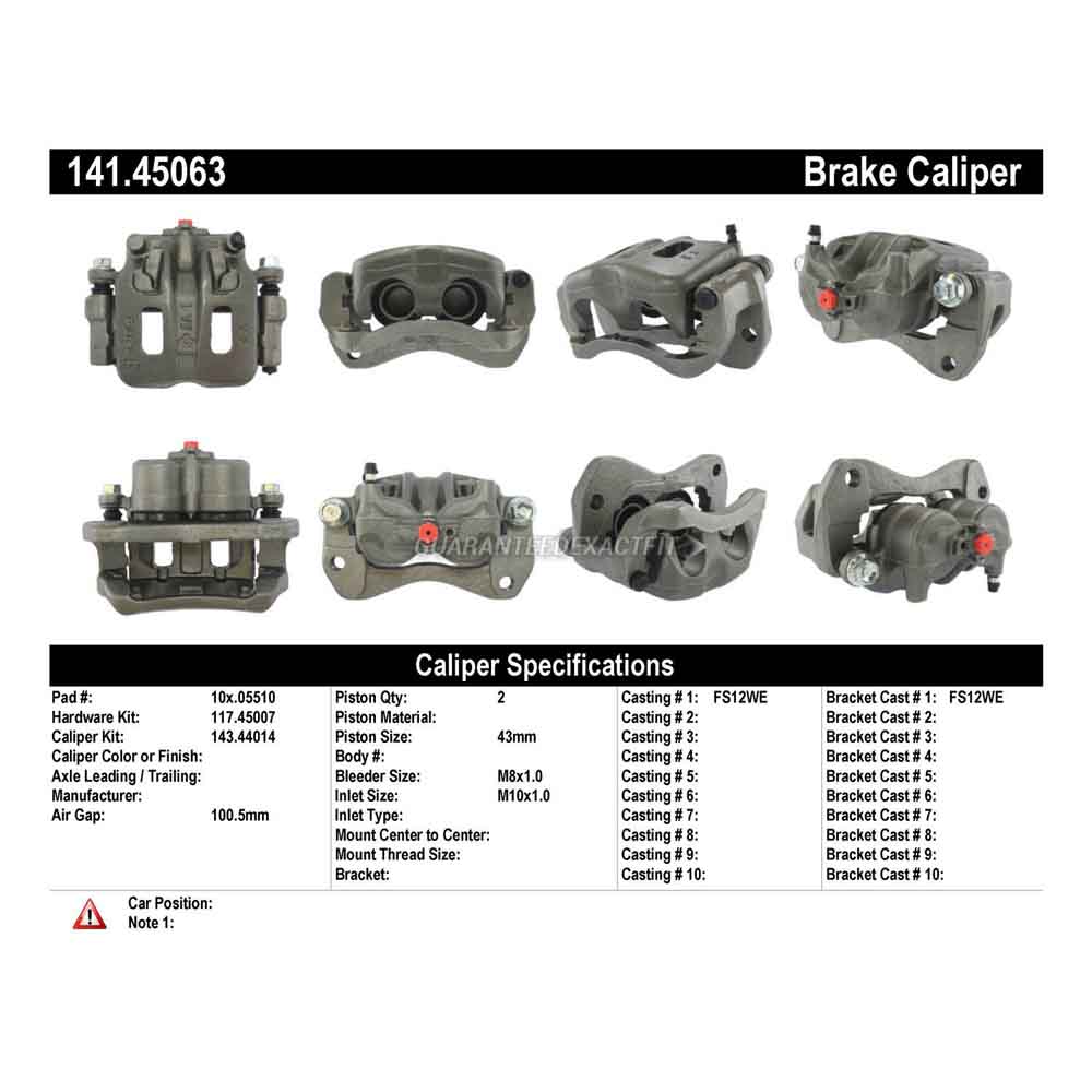 1995 Mazda MPV Brake Caliper