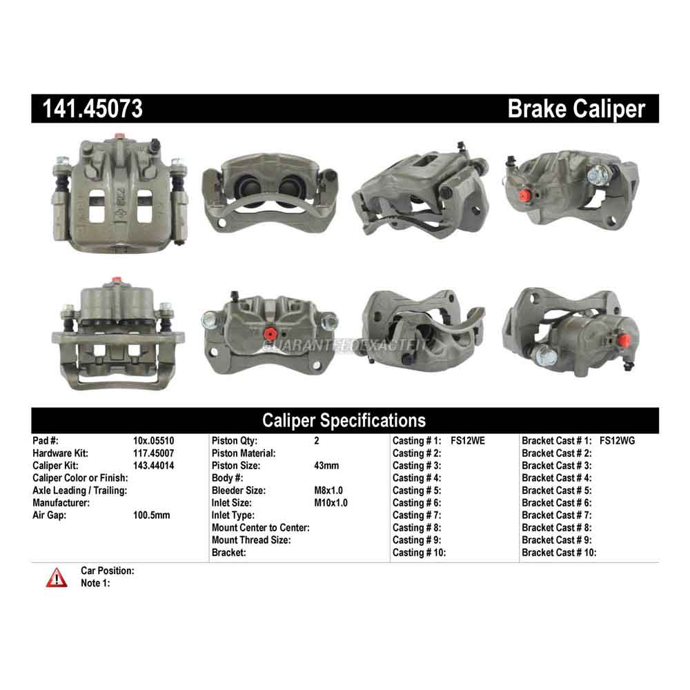 1996 Mazda MPV Brake Caliper