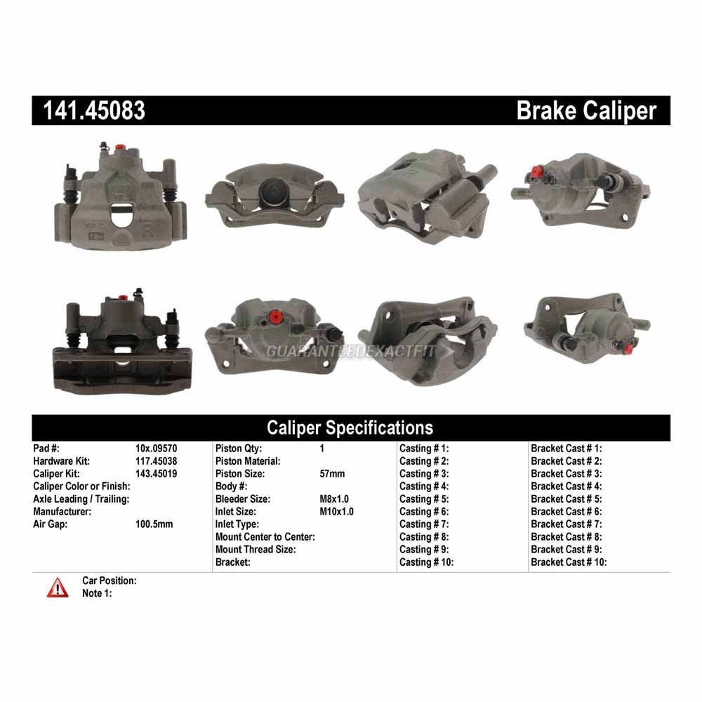 2004 Mazda 6 Brake Caliper