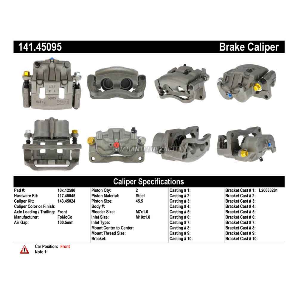 2011 Mazda CX-7 Brake Caliper